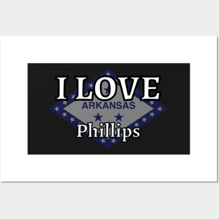 I LOVE Phillips | Arkensas County Posters and Art